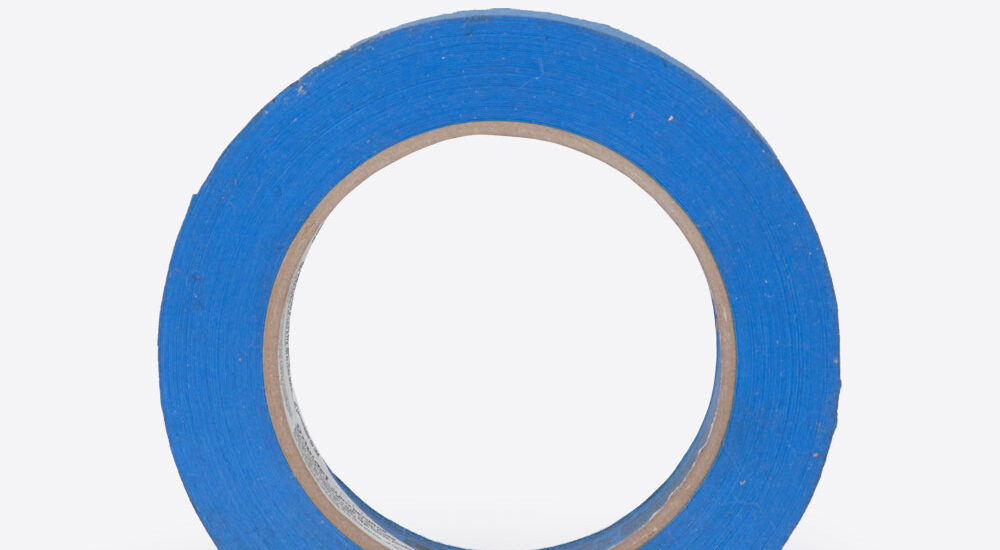 Tape – 1” Paper Tape – Blue