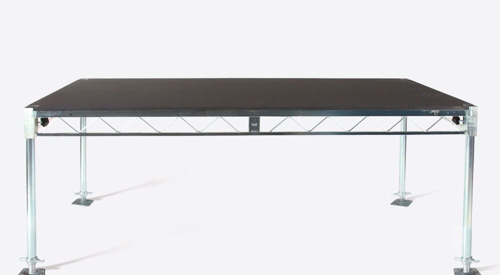 Steel Deck Platform – 8’x4′ (incl. one set of legs)