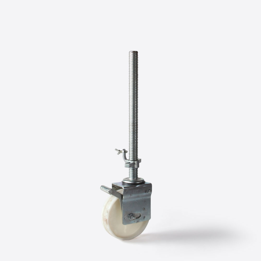 Steel Deck Caster w/ Screw Jack