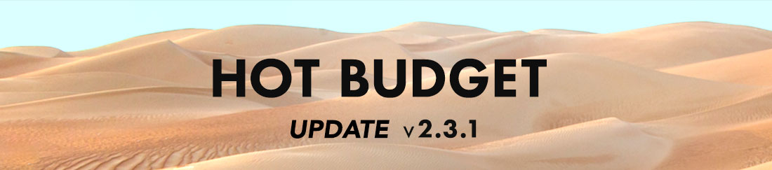 Important Hot Budget Reminder